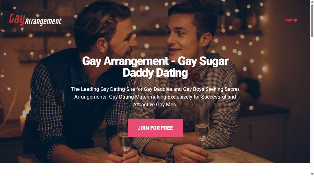 GayArrangement official website homepage
