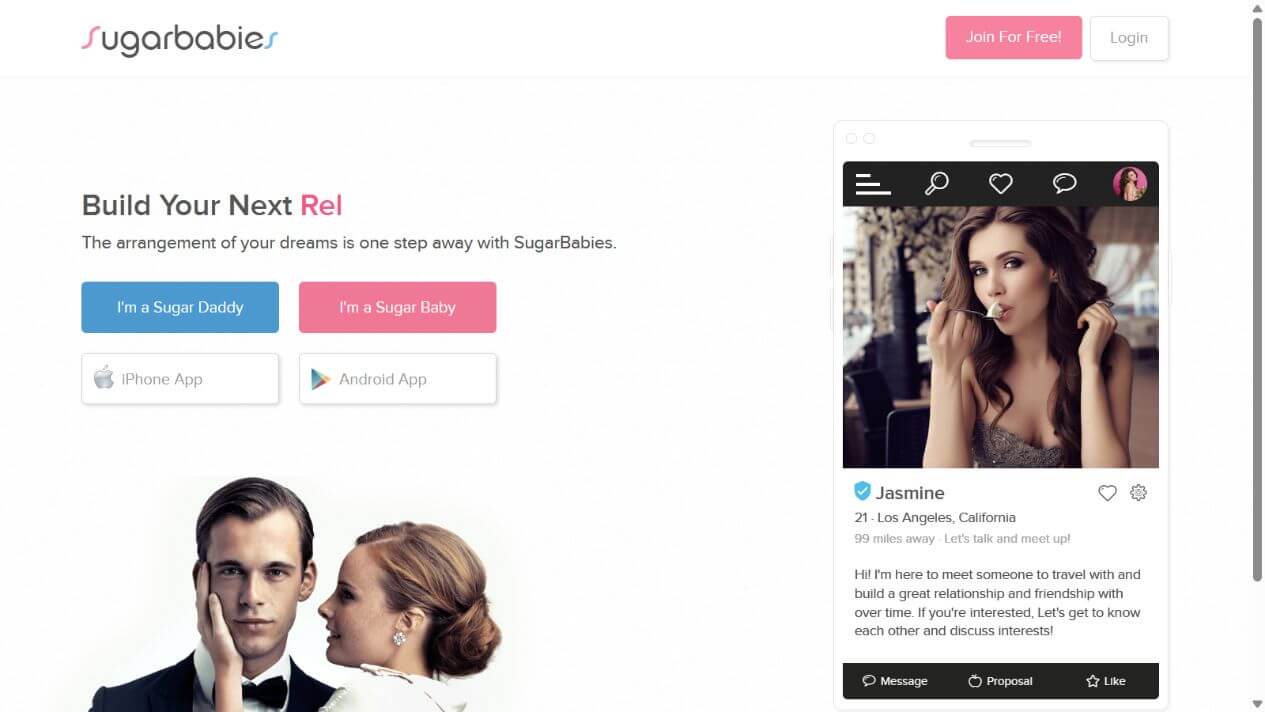 SugarBabies.co official website homepage